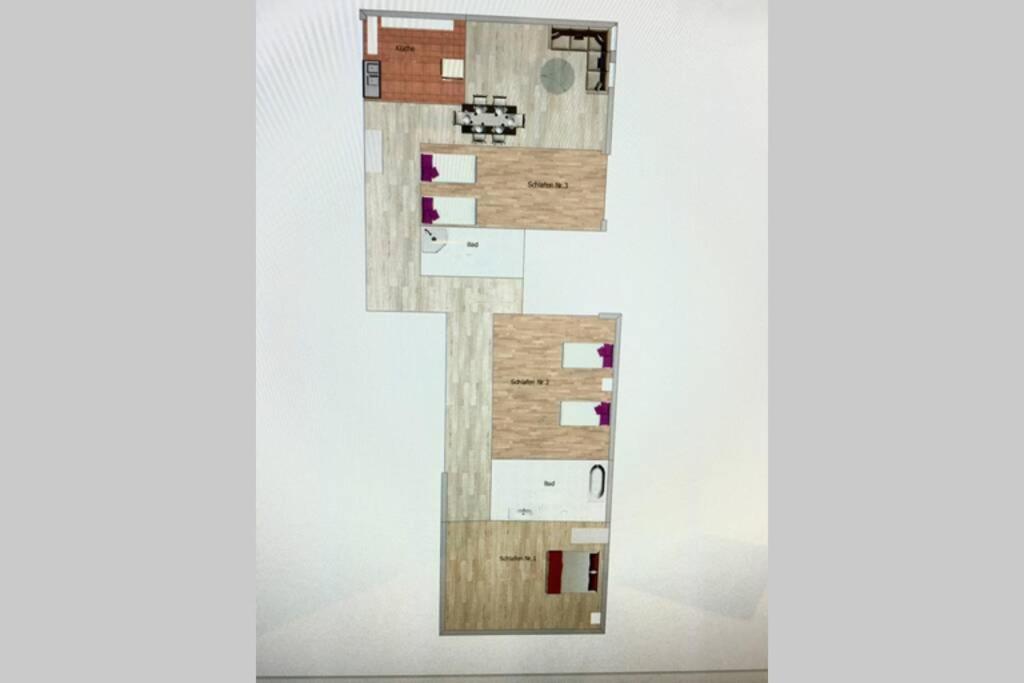 Apartment 120 Qm -3 Schlafzimmer-2 Baeder- Fuer 7 Gaeste Düsseldorf Exteriör bild